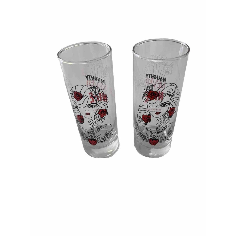 Tequila Rose Strawberry Cream Naughty Never Tasted So Nice Glasses Set Of 2